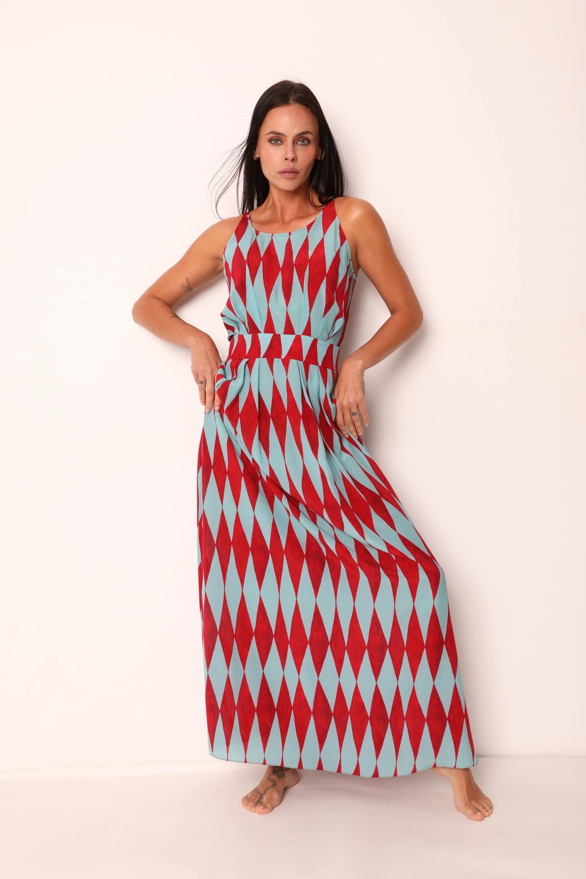 VESTIDO FIT VENEZA TURQUESA
