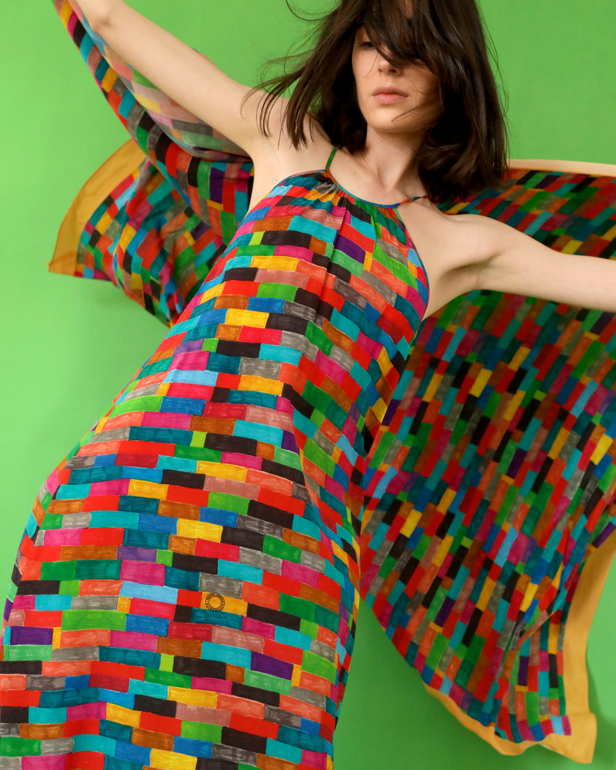 VESTIDO DE AMARRAR TIJOLO
