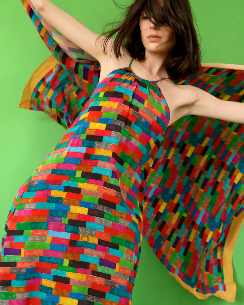 VESTIDO DE AMARRAR TIJOLO