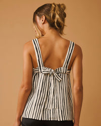 BLUSA DIVA STRIPES PRETO