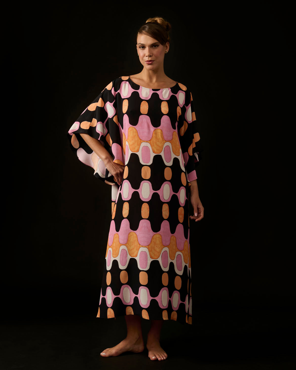 CAFTAN AMÉLIA IPANEMA ROSA