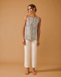 BLUSA DIVA STRIPES PRETO