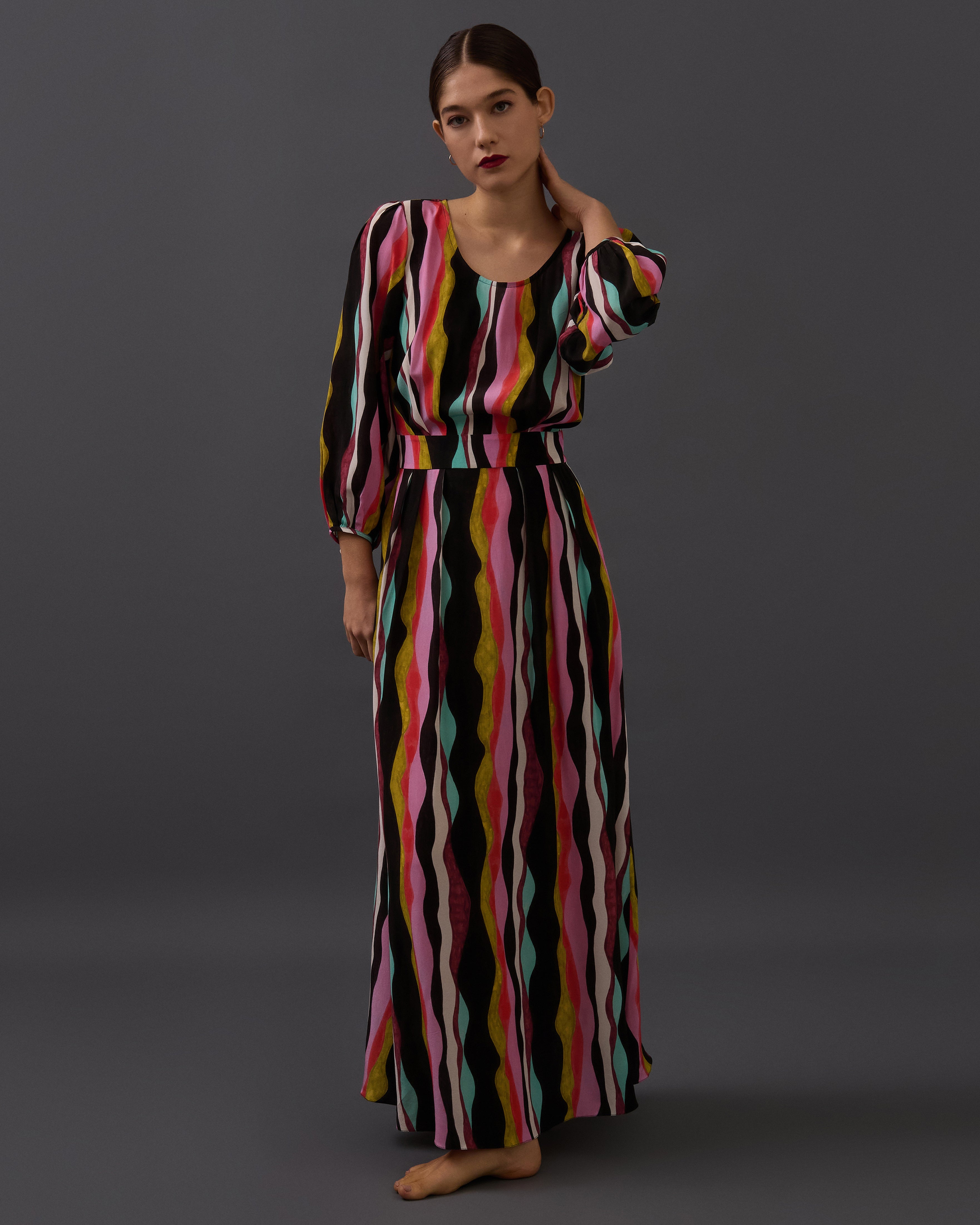 VESTIDO MANUELA ONDAS