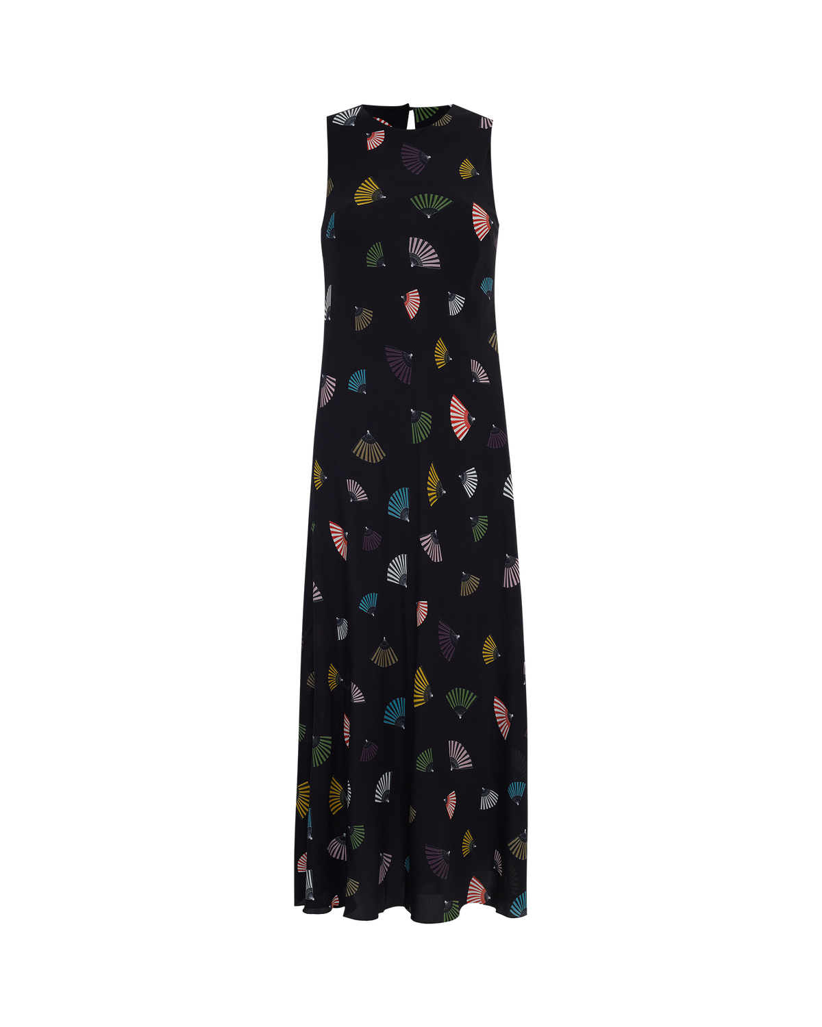 VESTIDO FLORA LEQUE PRETO