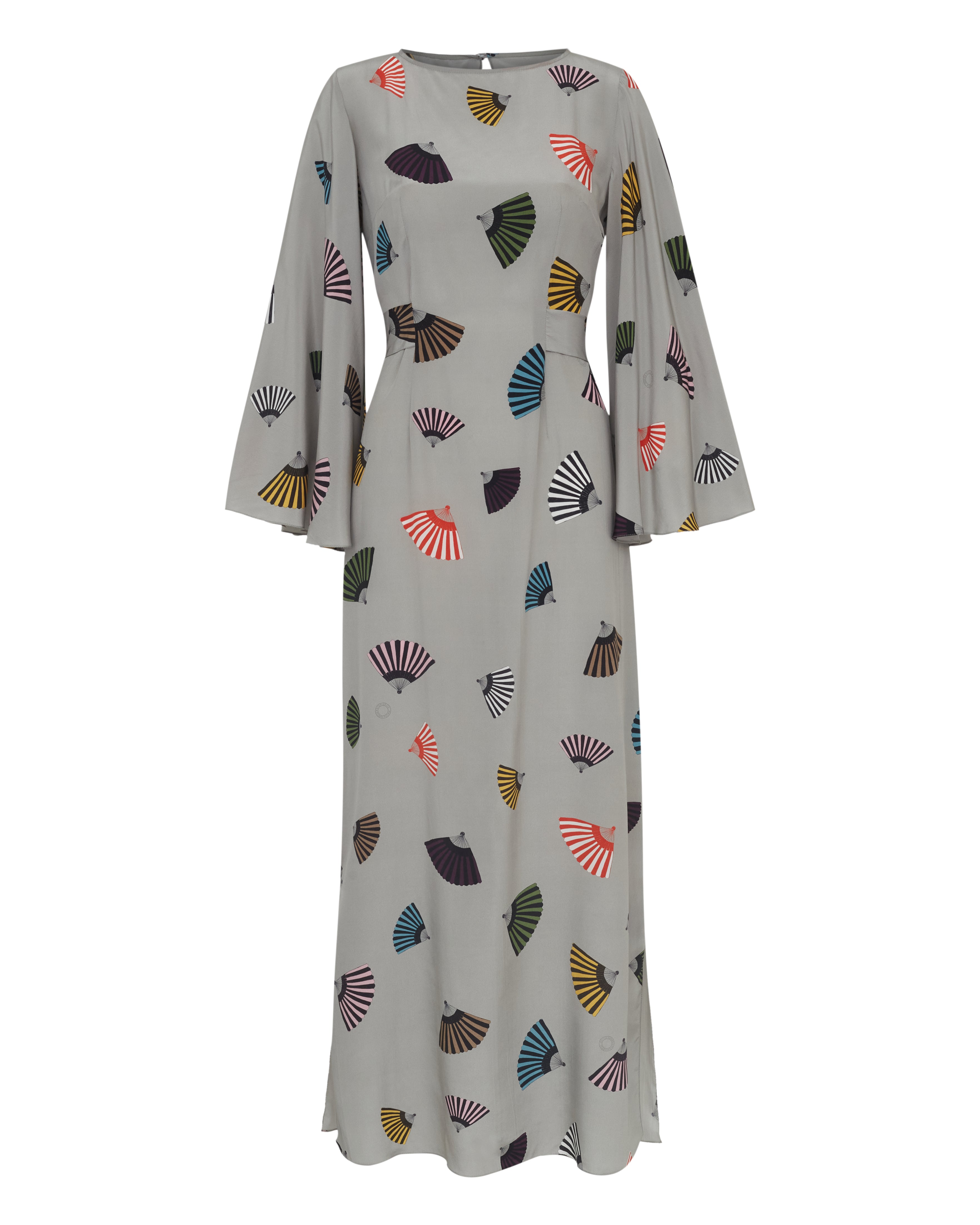 VESTIDO LELÊ LEQUE CINZA