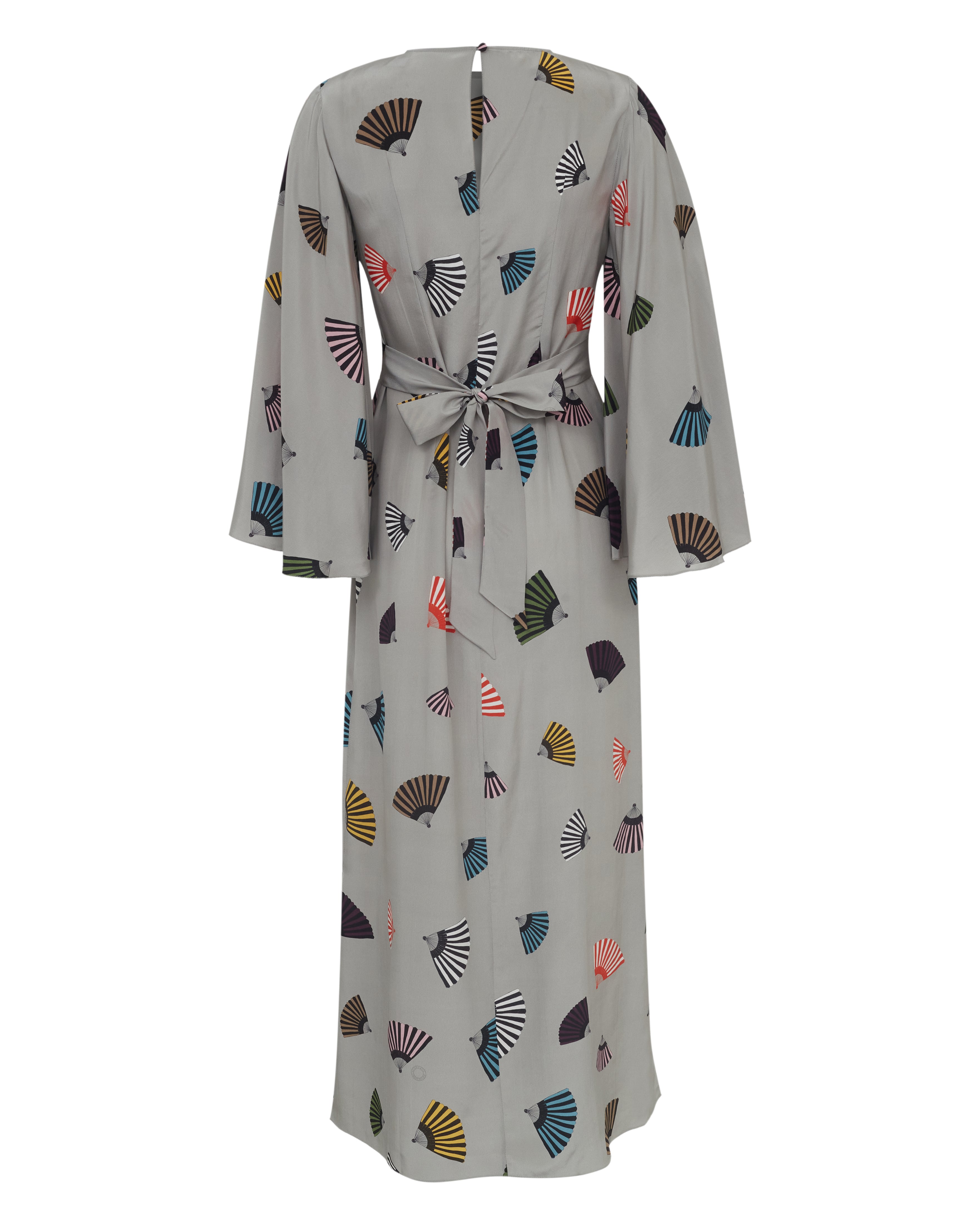 VESTIDO LELÊ LEQUE CINZA