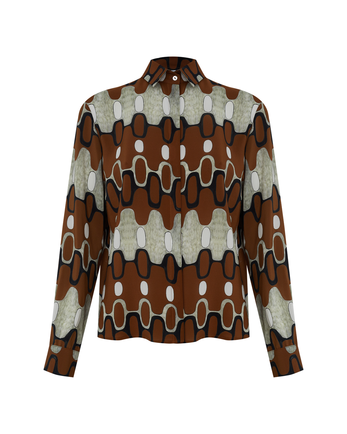 CAMISA ANA IPANEMA MARROM