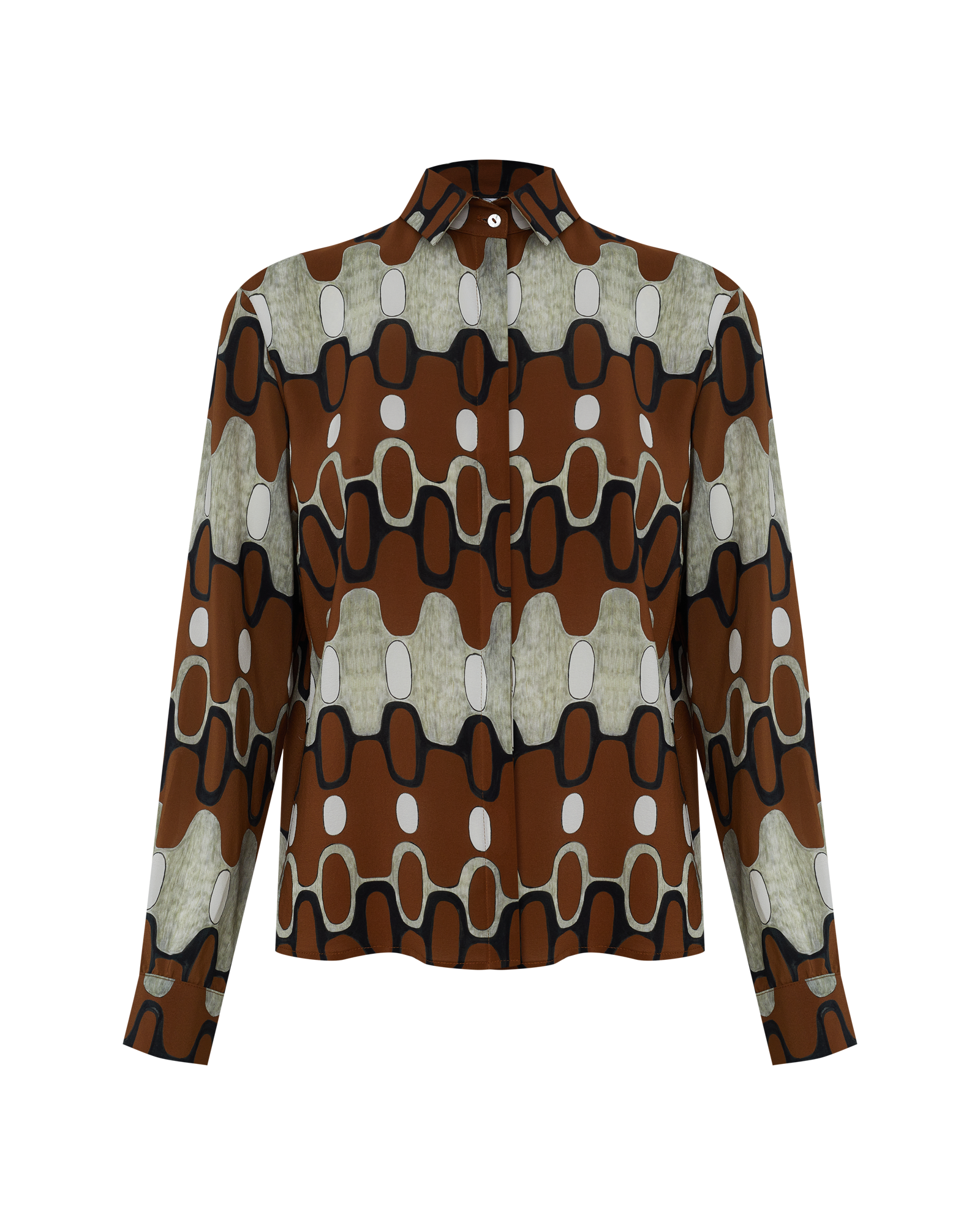 CAMISA ANA IPANEMA MARROM