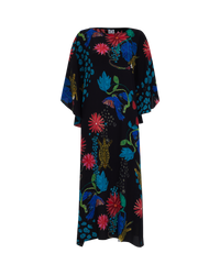 CAFTAN AMÉLIA PARAÍSO PRETO