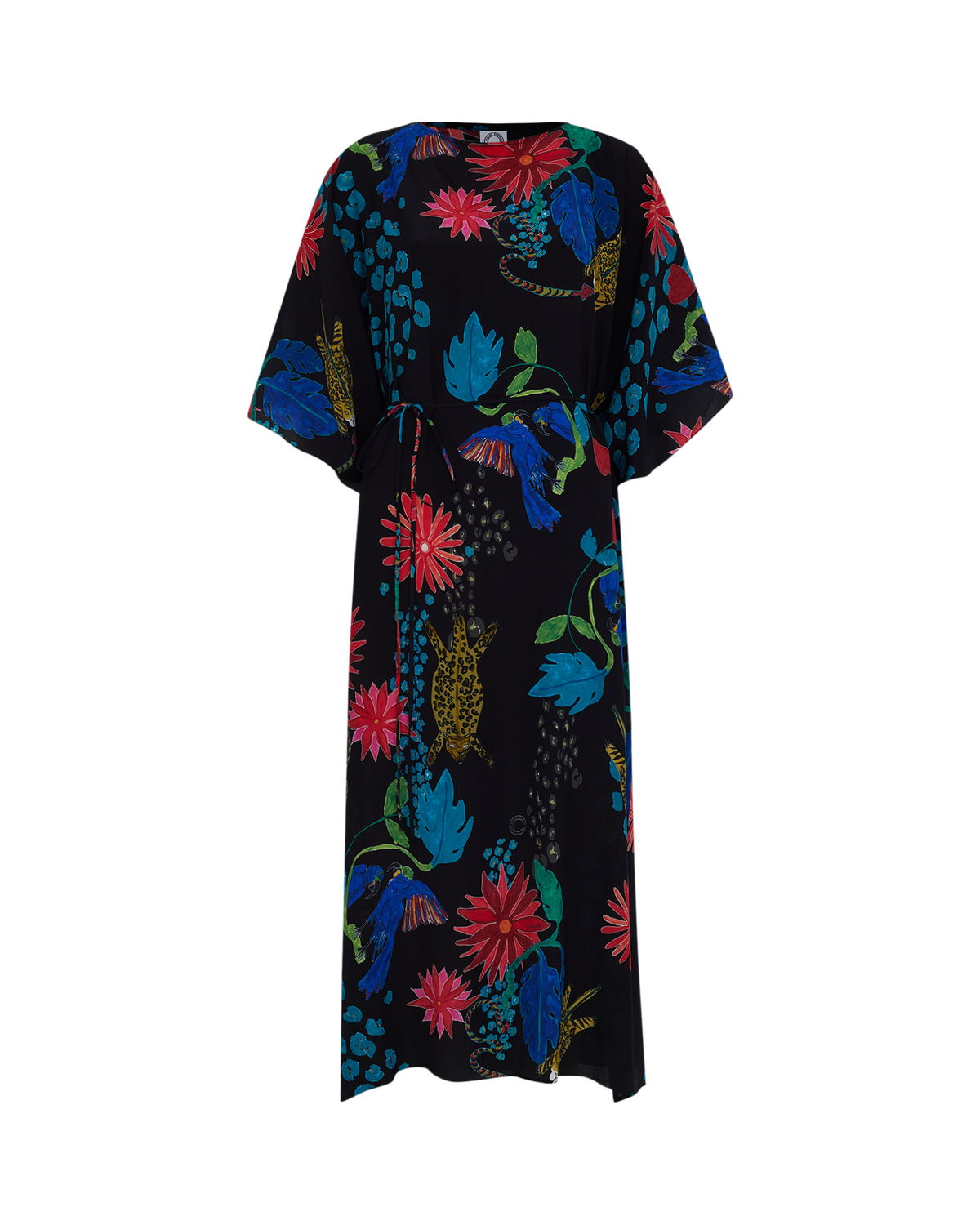 CAFTAN AMÉLIA PARAÍSO PRETO