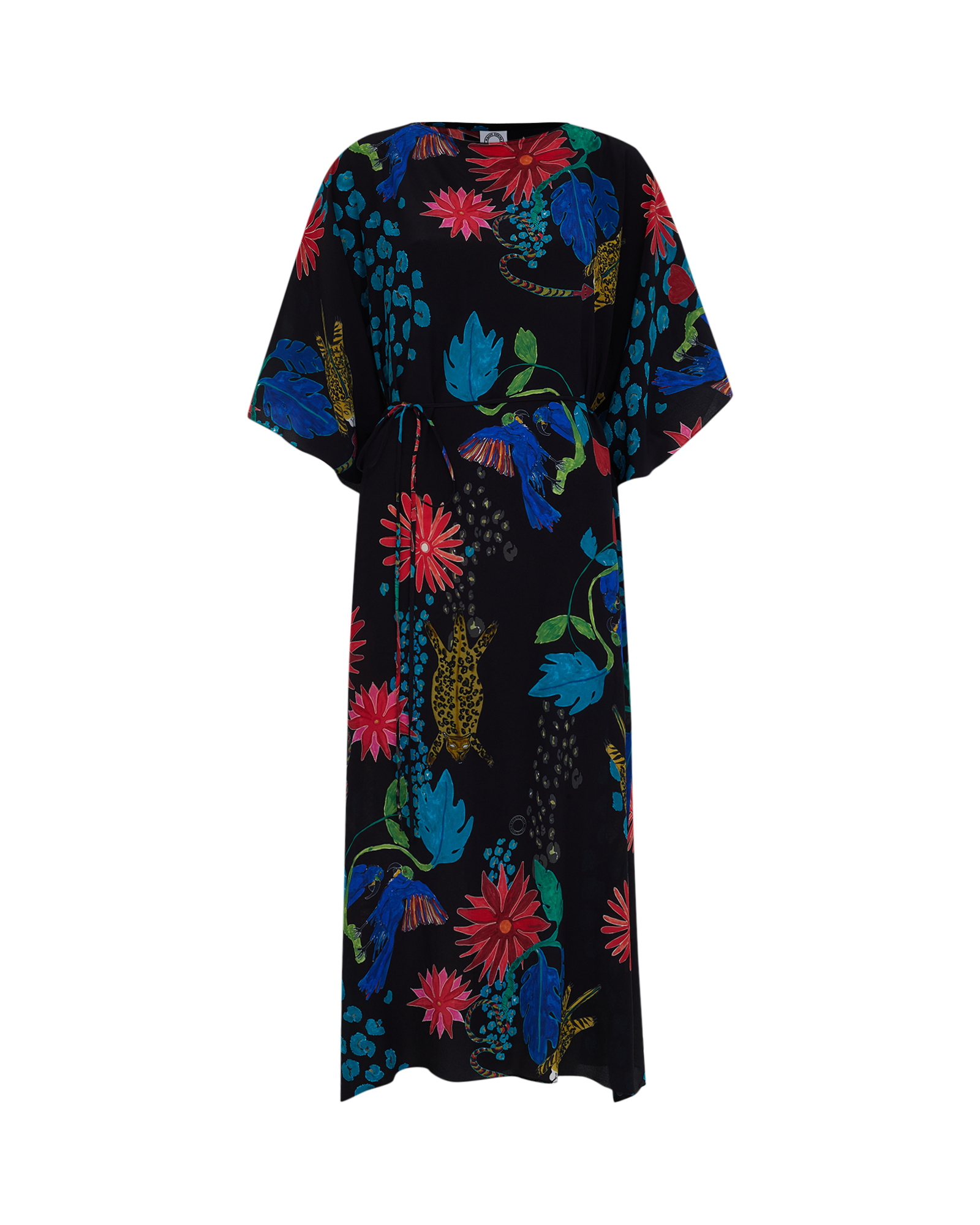CAFTAN AMÉLIA PARAÍSO PRETO