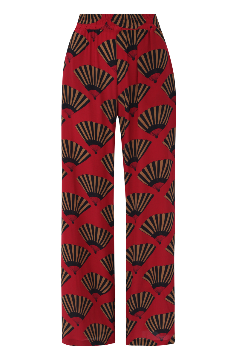 CALÇA LEQUE VERMELHO