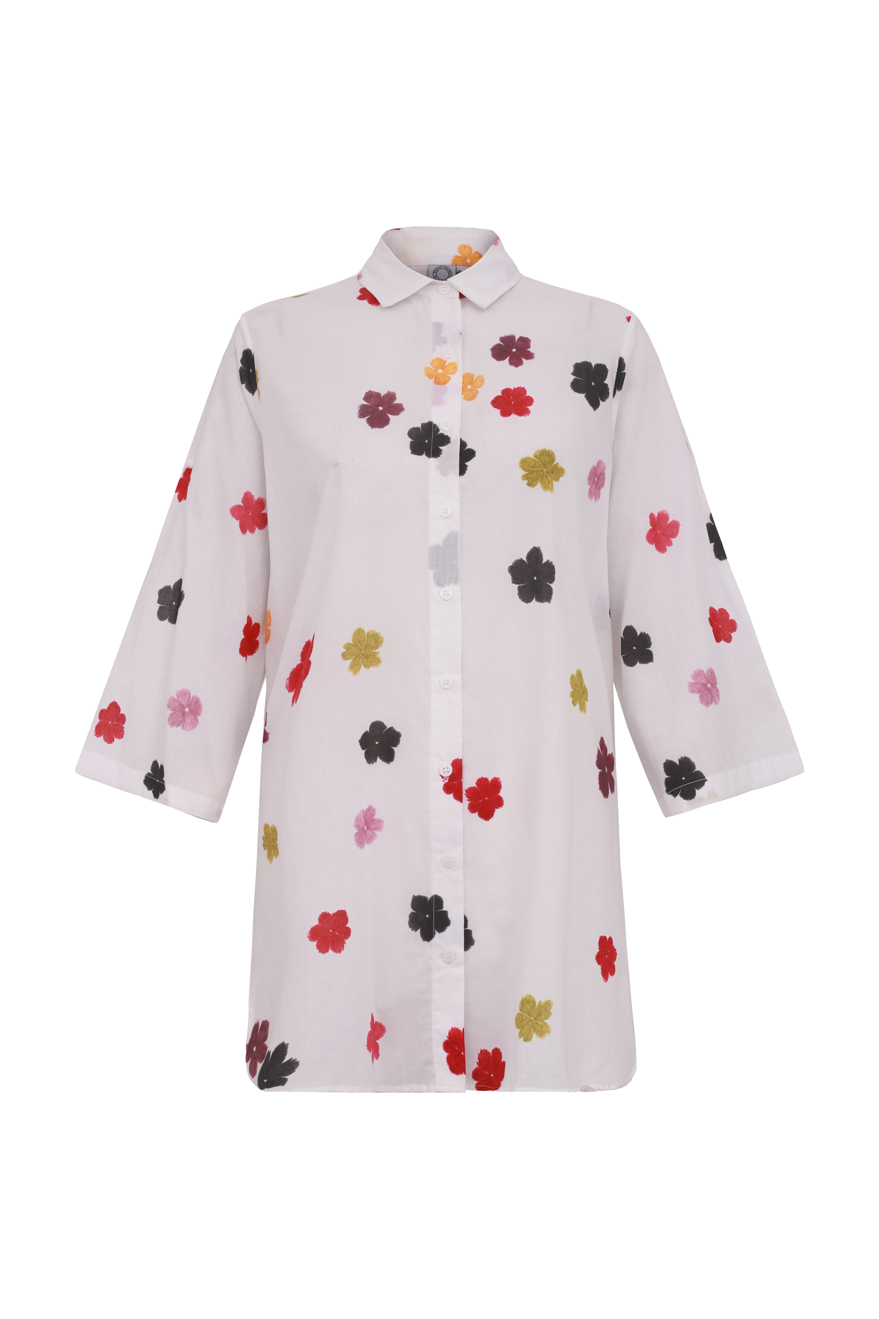 CAMISÃO ELISA HIBISCOS PEQUENOS