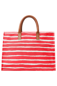 SACOLÃO STRIPES VERMELHO