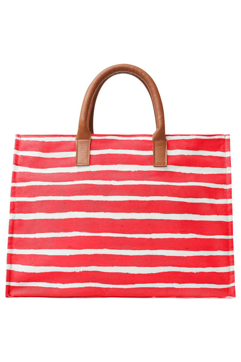 SACOLÃO STRIPES VERMELHO
