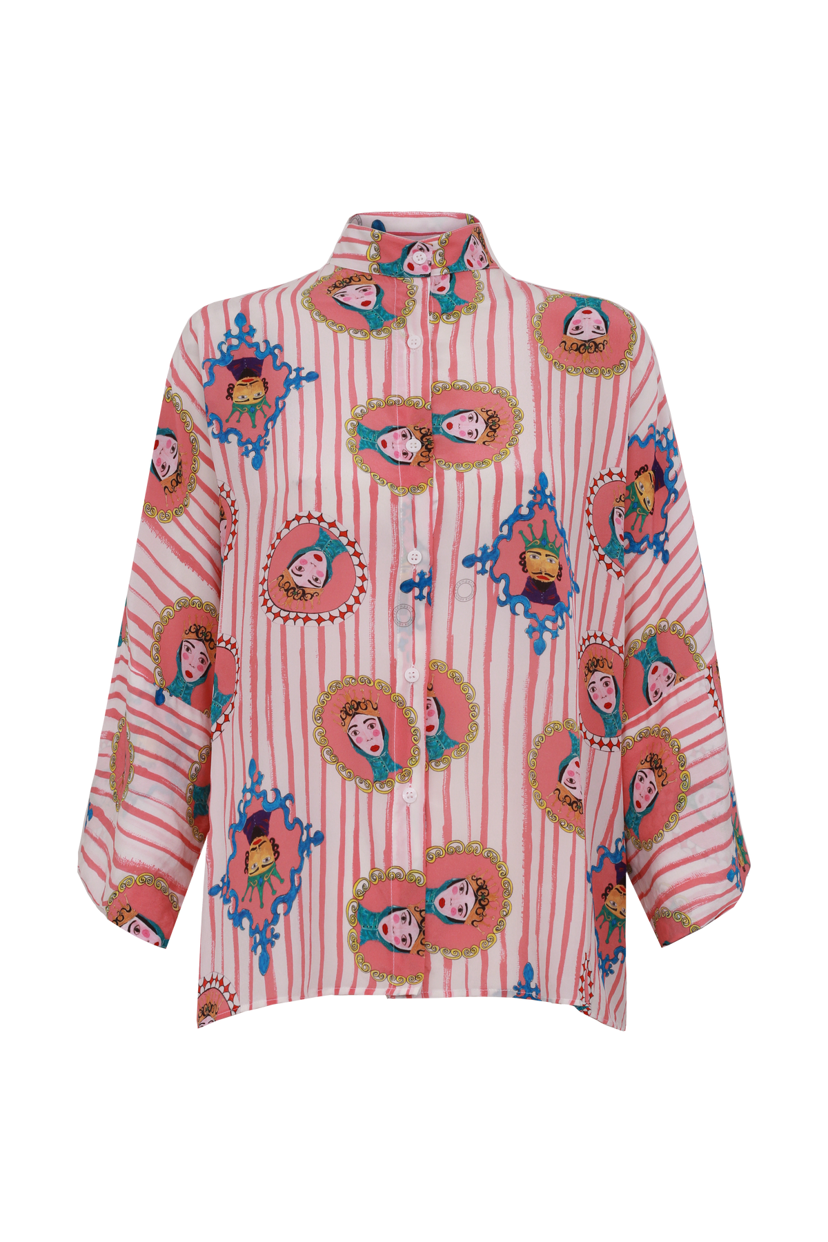 CAMISA JOTA REI RAINHA ROSA