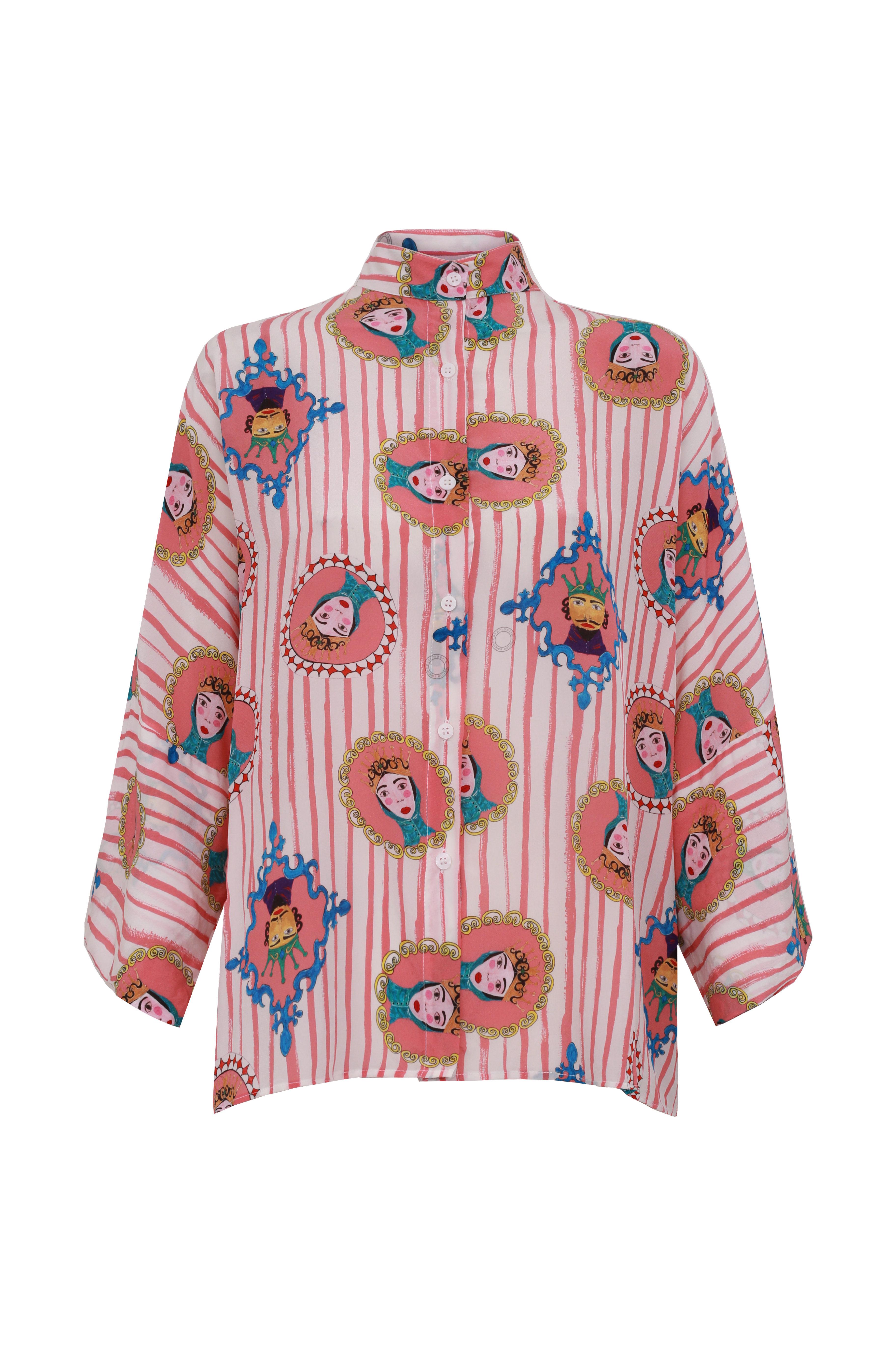 CAMISA JOTA REI RAINHA ROSA