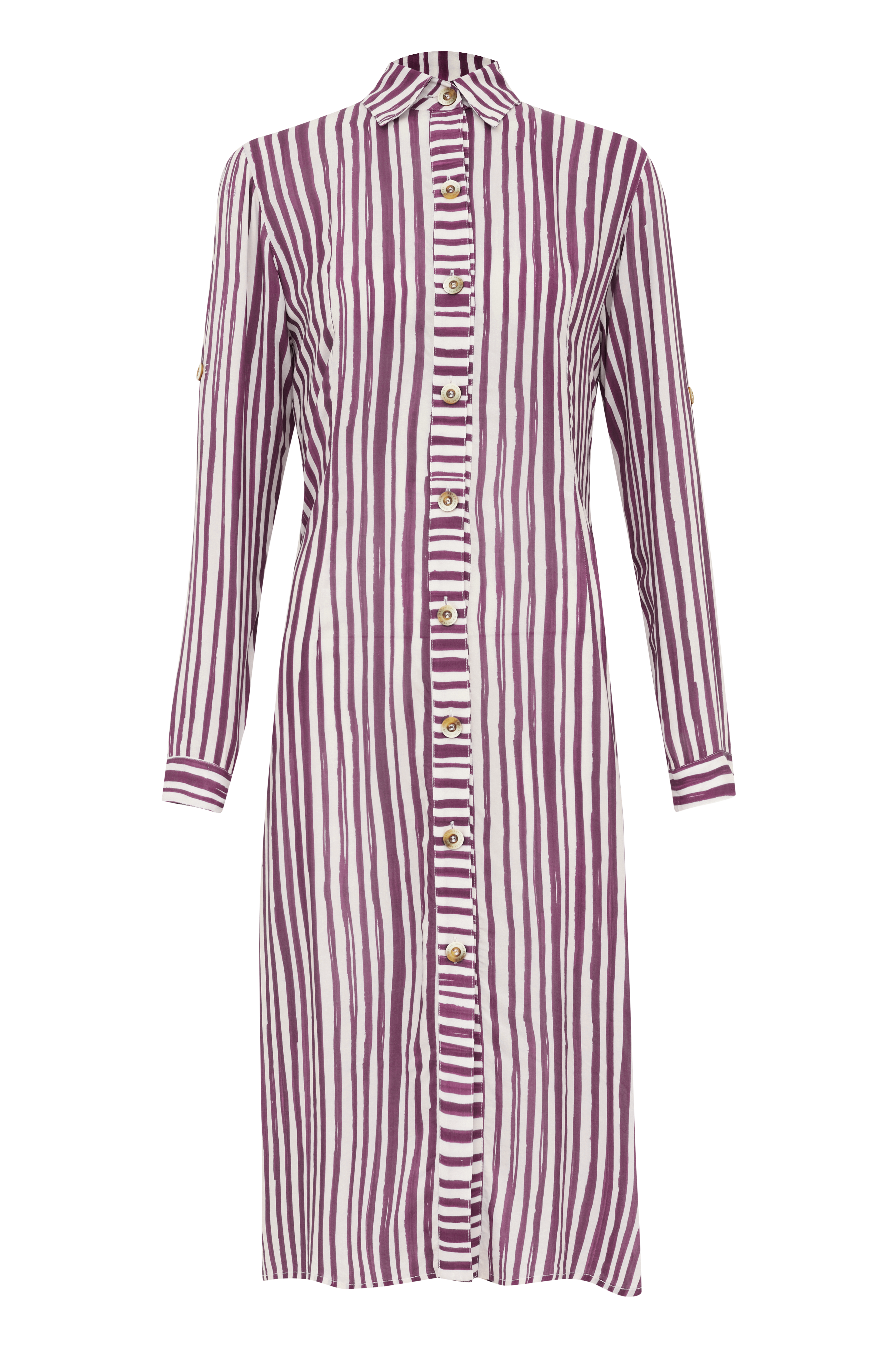 CHEMISE MIRIAM STRIPES BERINJELA
