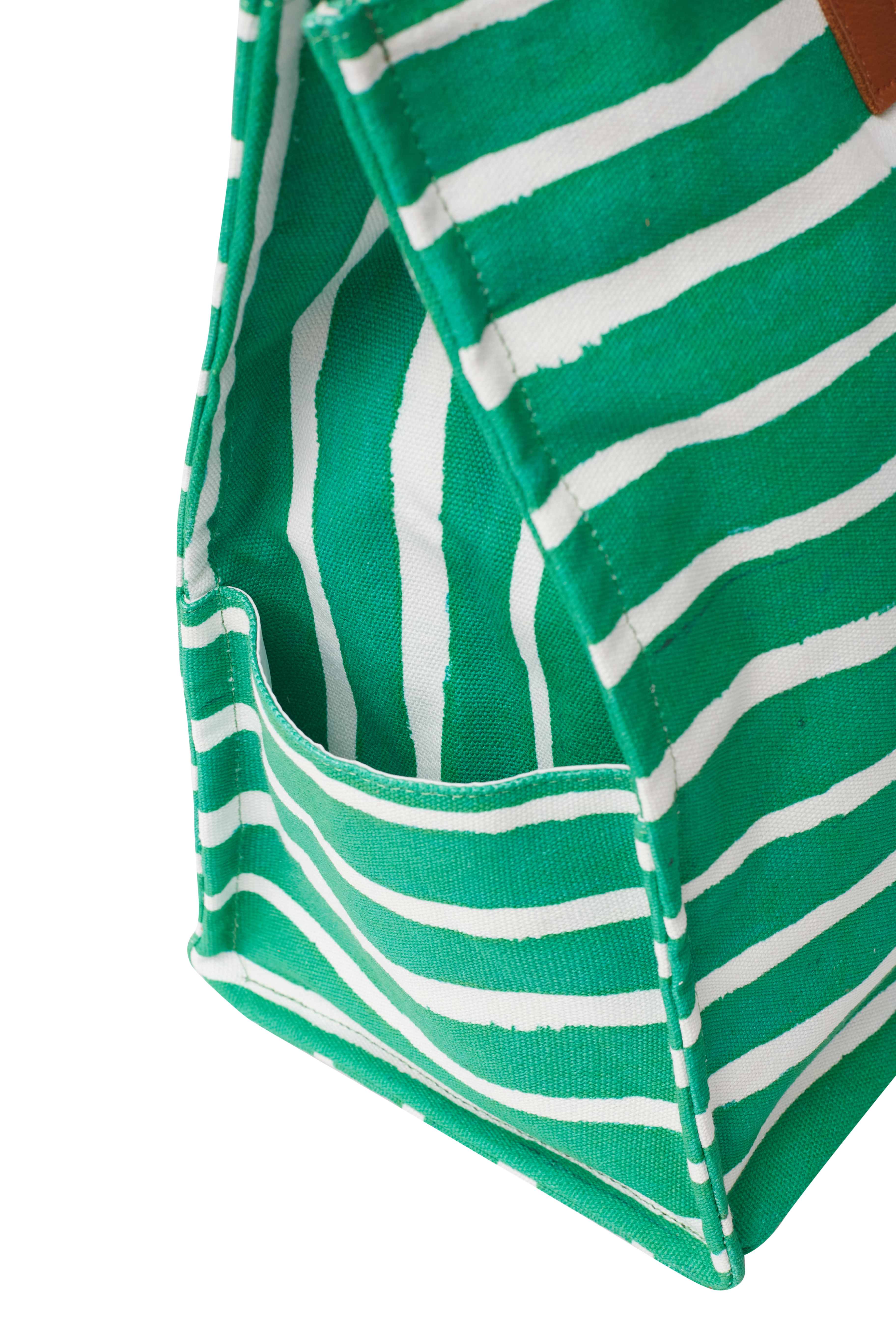 SACOLÃO STRIPES VERDE