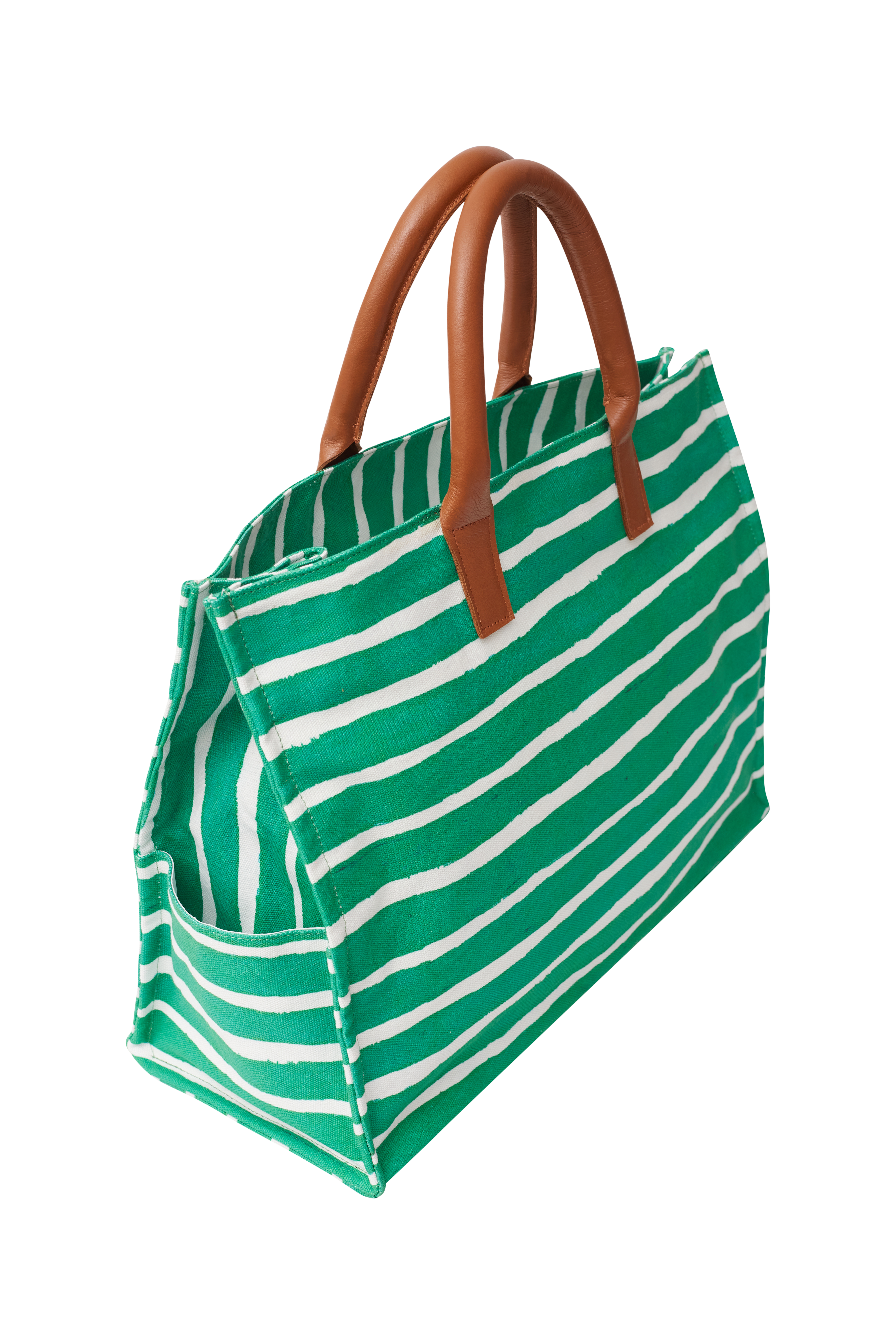SACOLÃO STRIPES VERDE