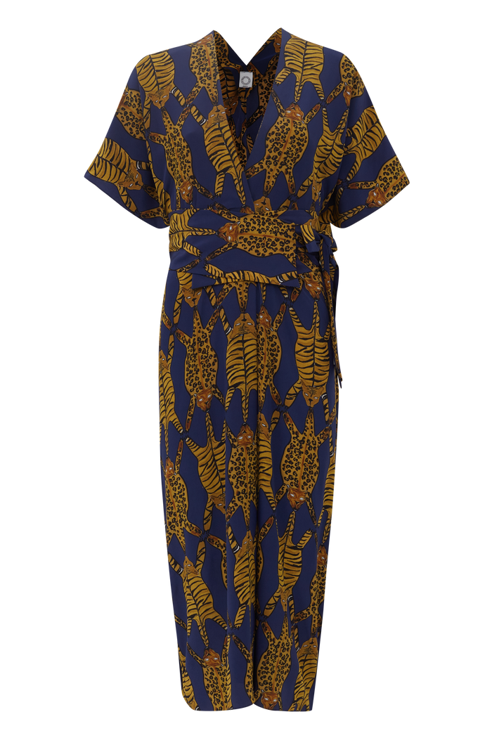 VESTIDO CLARICE TIGRE AZUL
