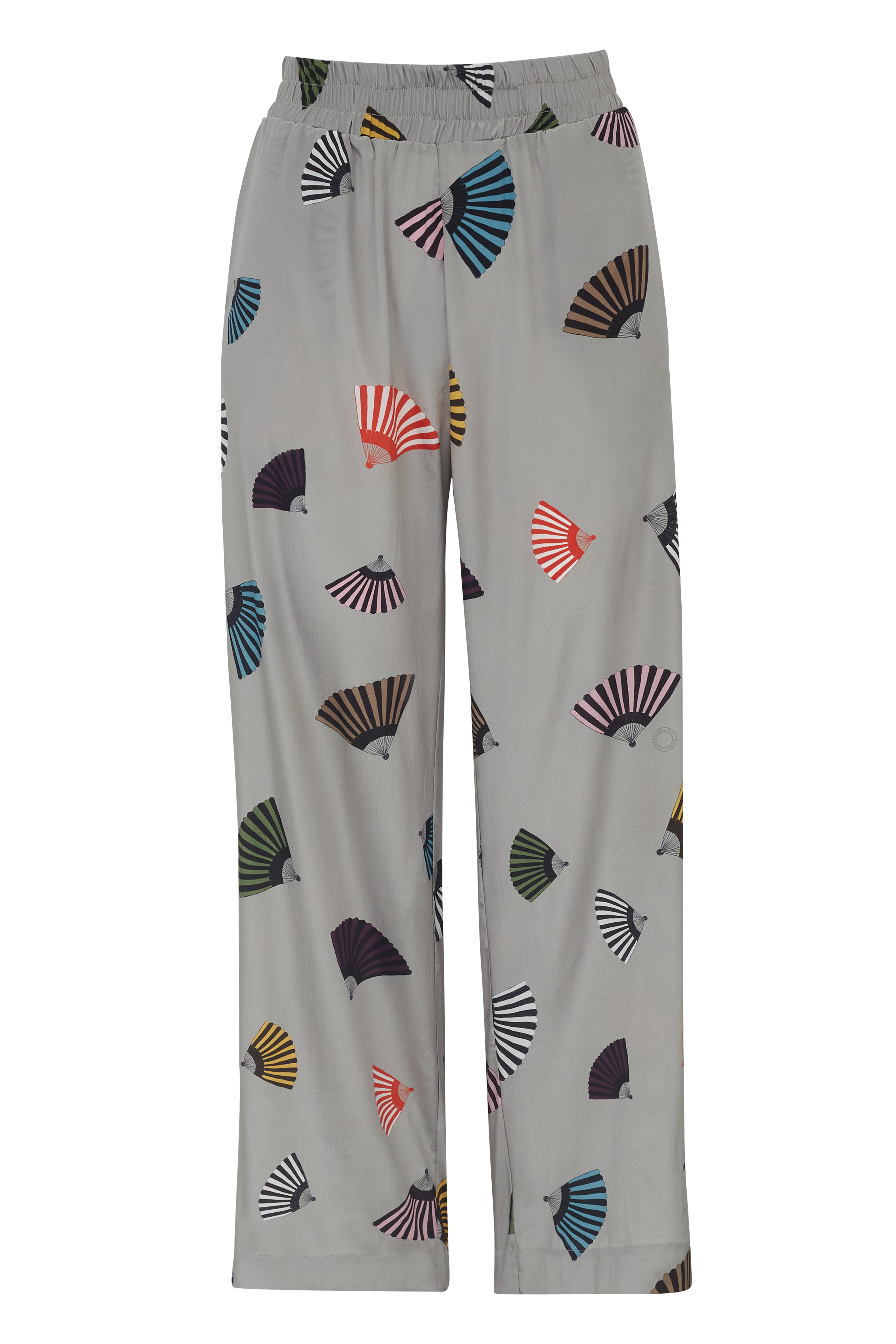 CALÇA LEQUE CINZA