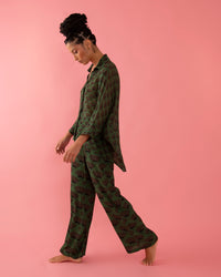 CAMISA LENÇO LEQUE VERDE