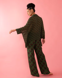 CAMISA LENÇO LEQUE VERDE