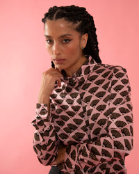 CAMISA ANA LEQUE ROSA