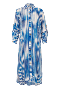 CHEMISE MIRIAM STRIPES AZUL