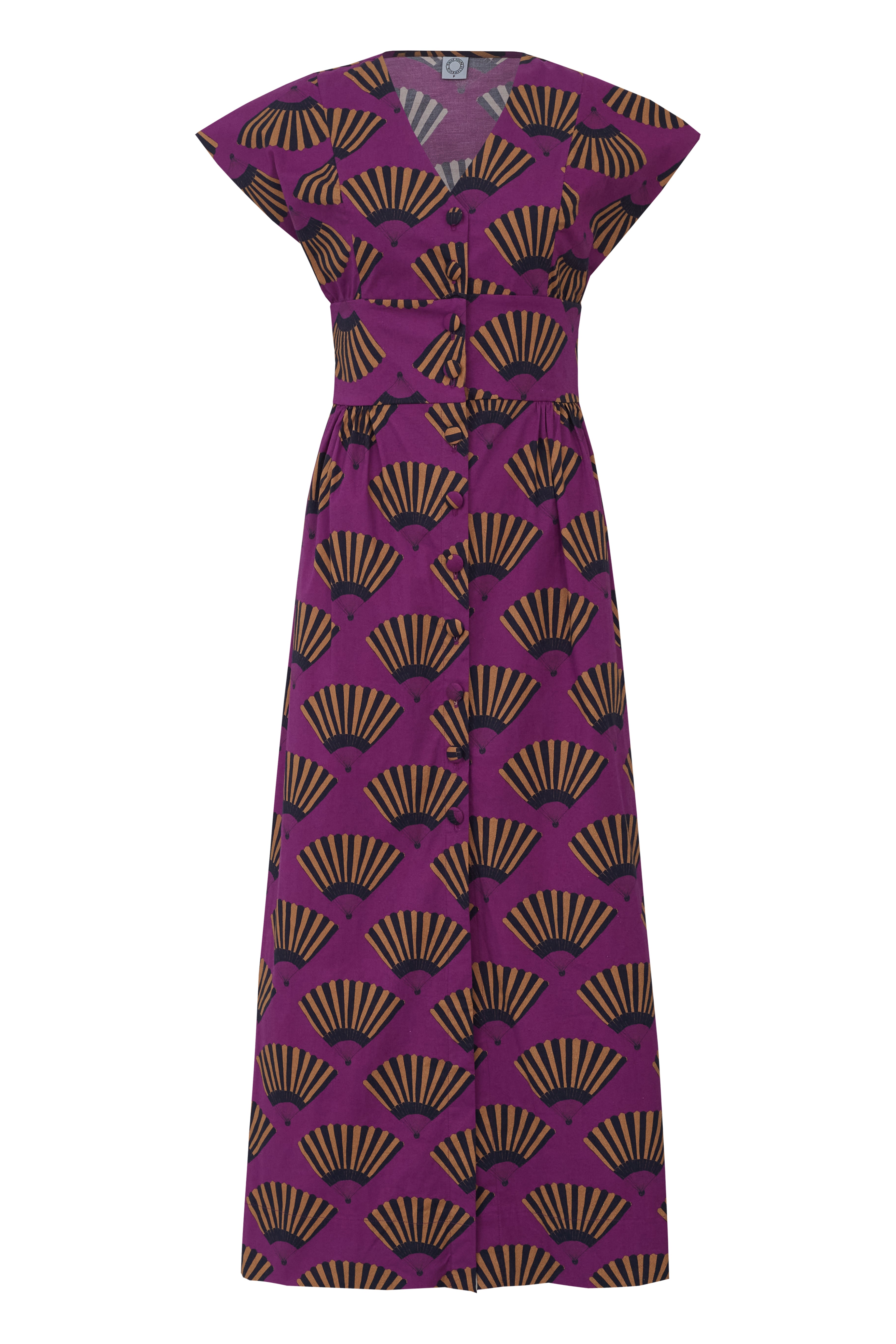 VESTIDO PRINCESA LEQUE BERINJELA