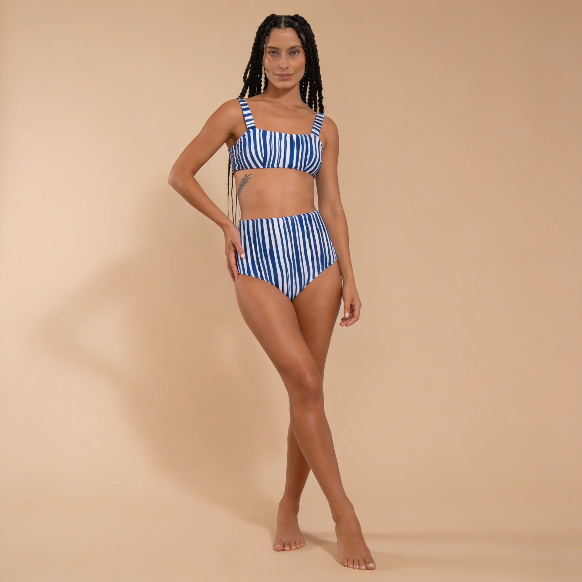 TOP STRIPES AZUL