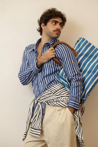 CAMISA PEDRO STRIPES AZUL
