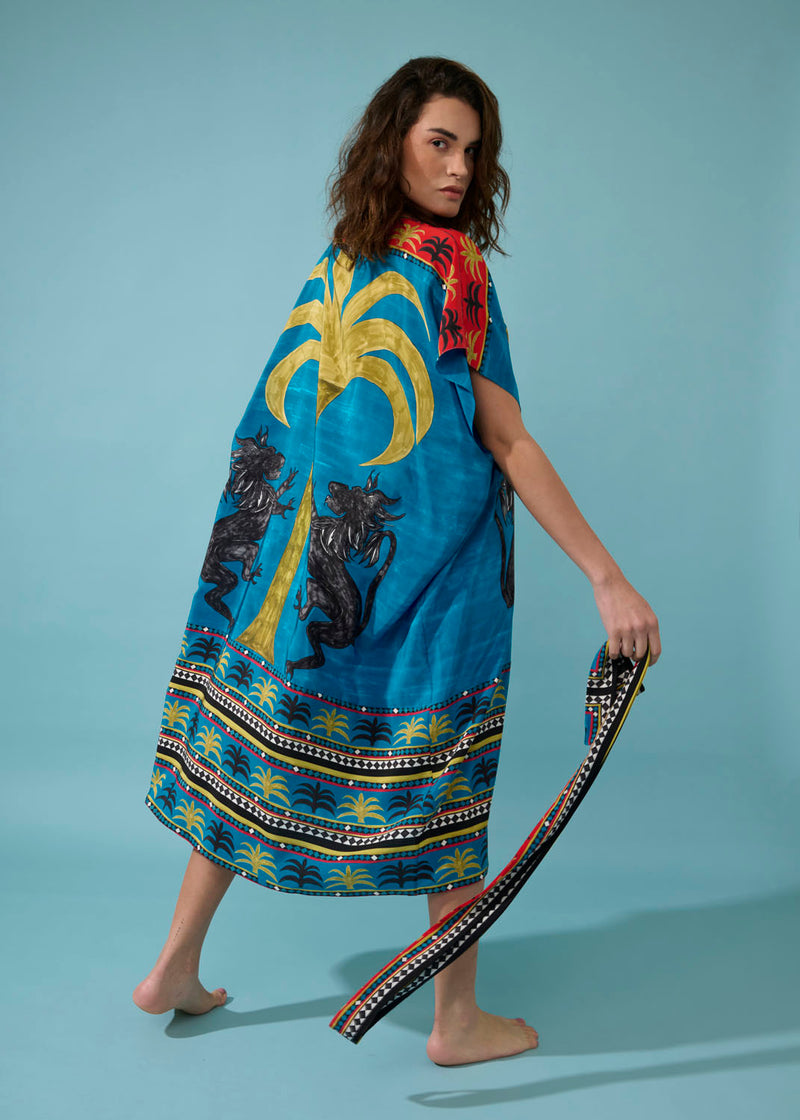 CAFTAN SEVILHA AZUL
