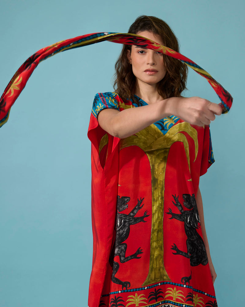 CAFTAN SEVILHA VERMELHO