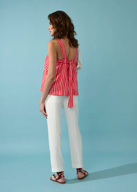 BLUSA DIVA STRIPES VERMELHO
