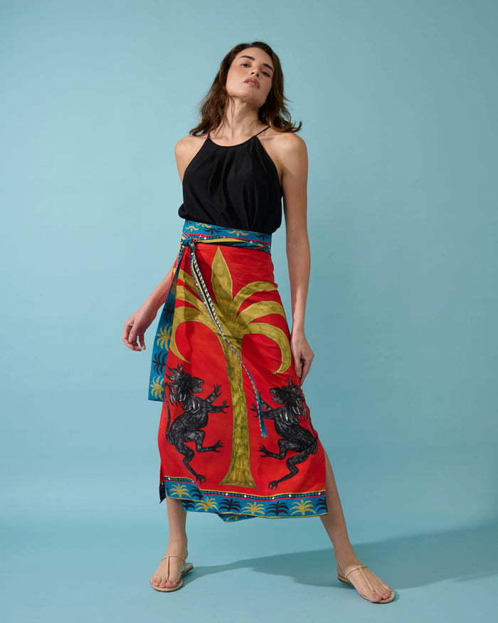 SAIA ENVELOPE SEVILHA VERMELHO