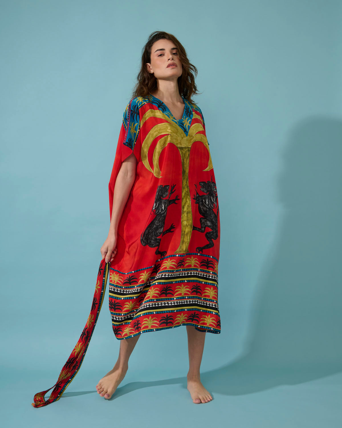 CAFTAN SEVILHA VERMELHO