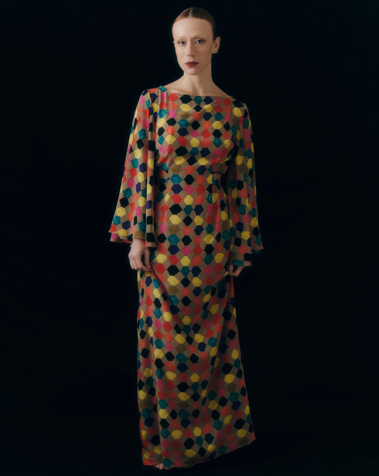VESTIDO LELÊ LONDRES BEGE