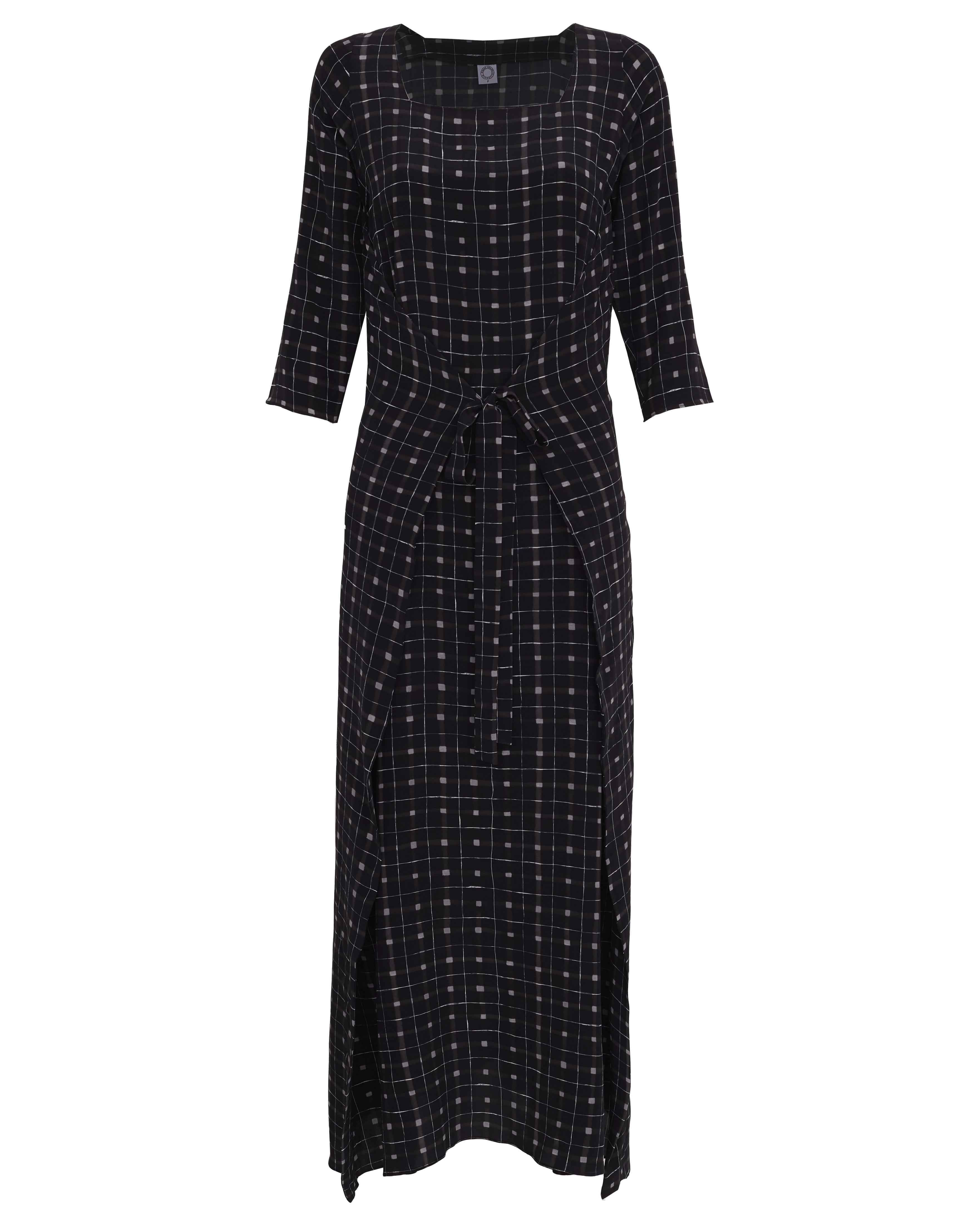 VESTIDO ASA LONGO MIKONOS PRETO