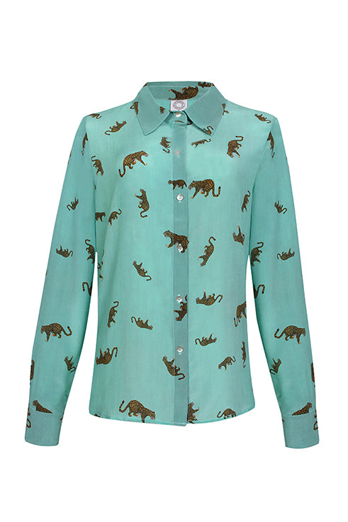 CAMISA ANA ONÇA VERDE