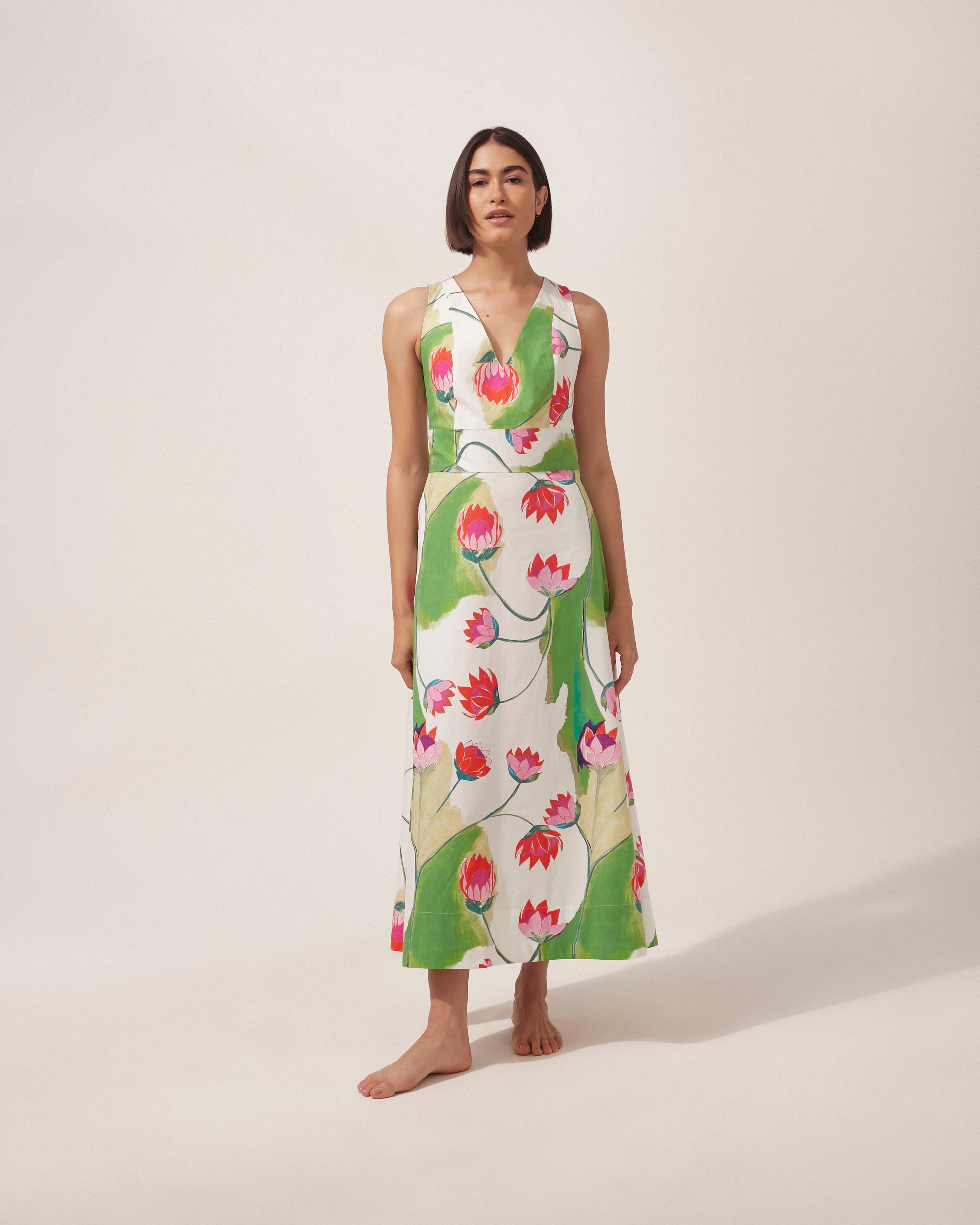VESTIDO HELENA PROTEA BRANCO