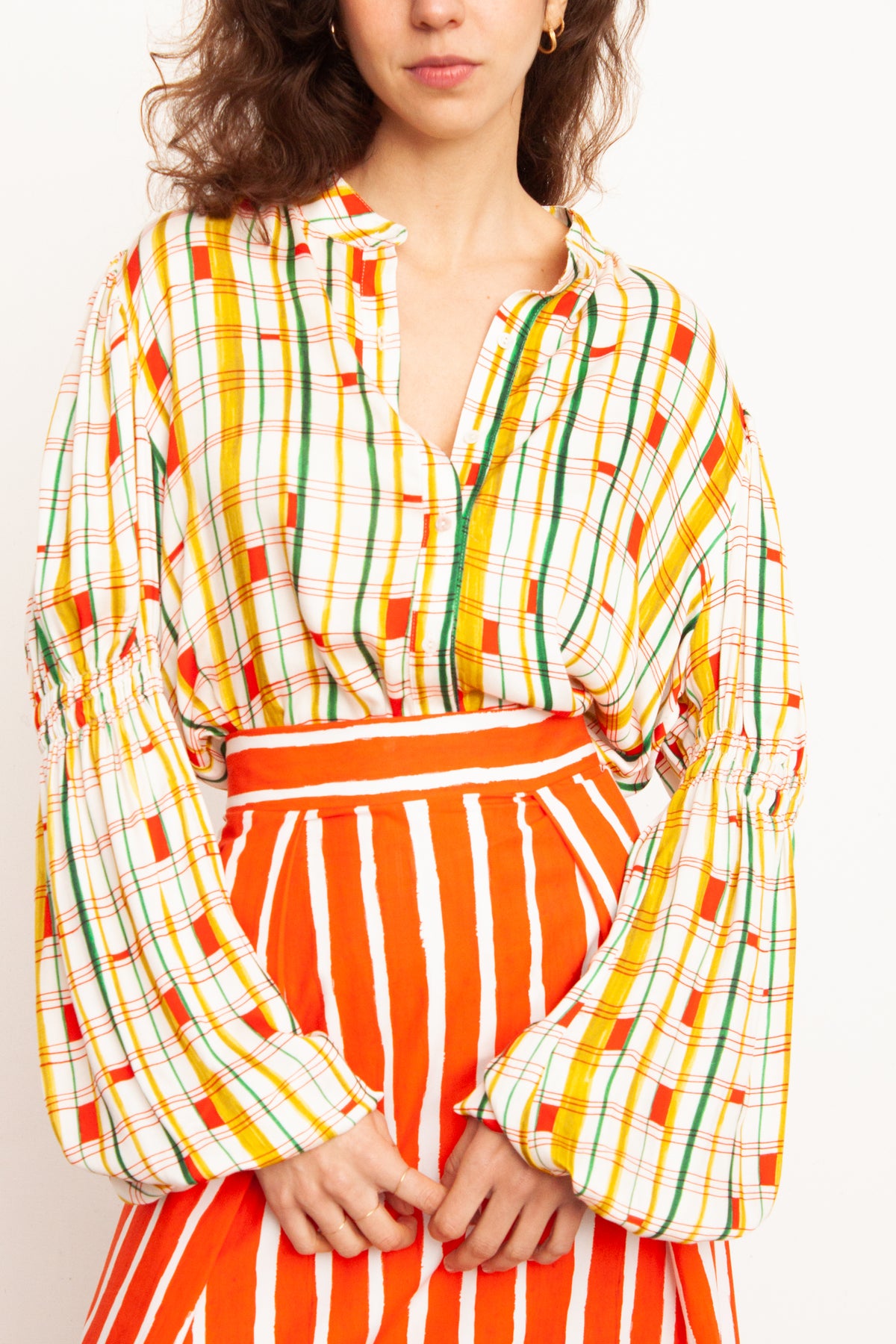 CAMISA FRIDA XADREZ