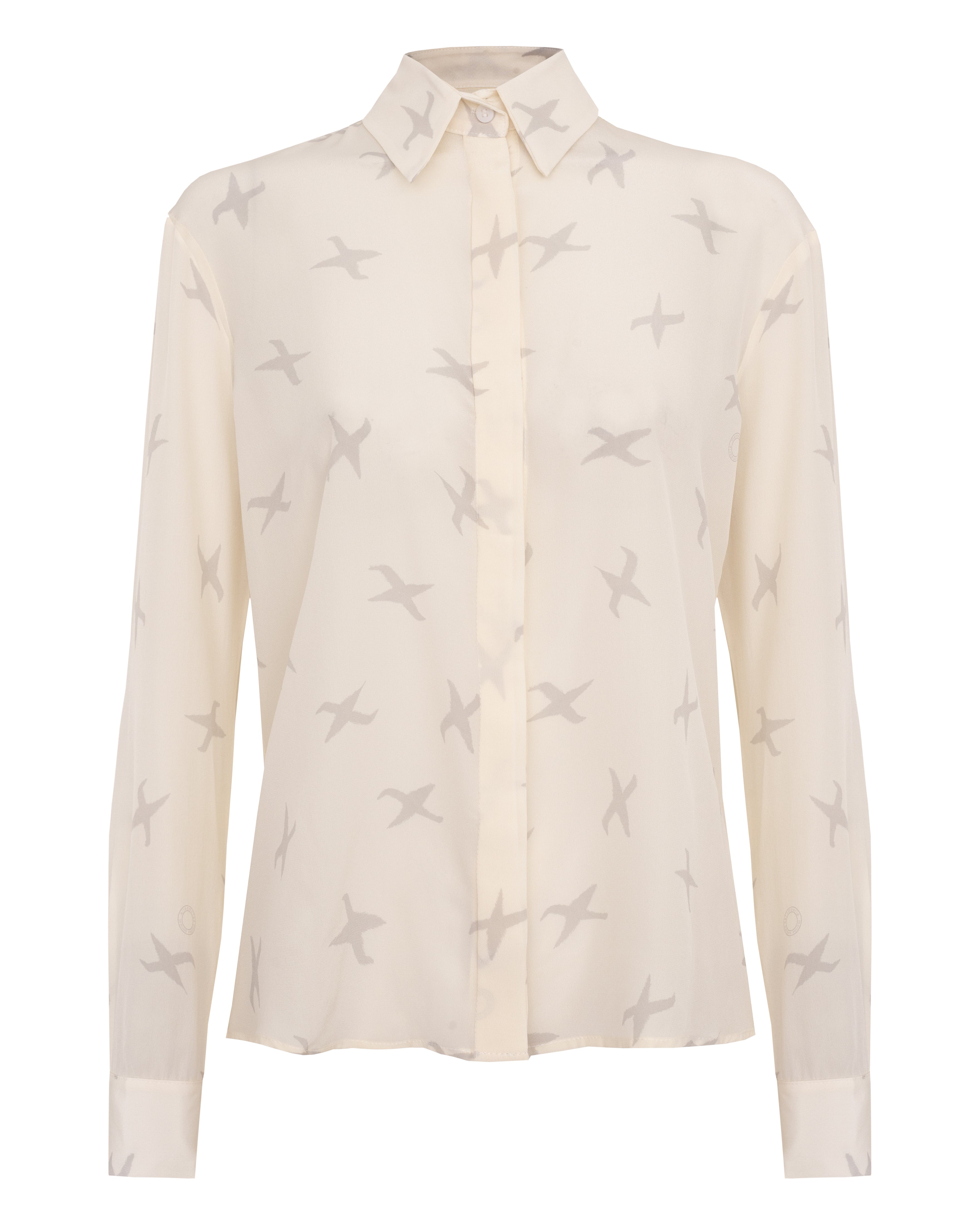 CAMISA ANA PIED DE POULE CINZA