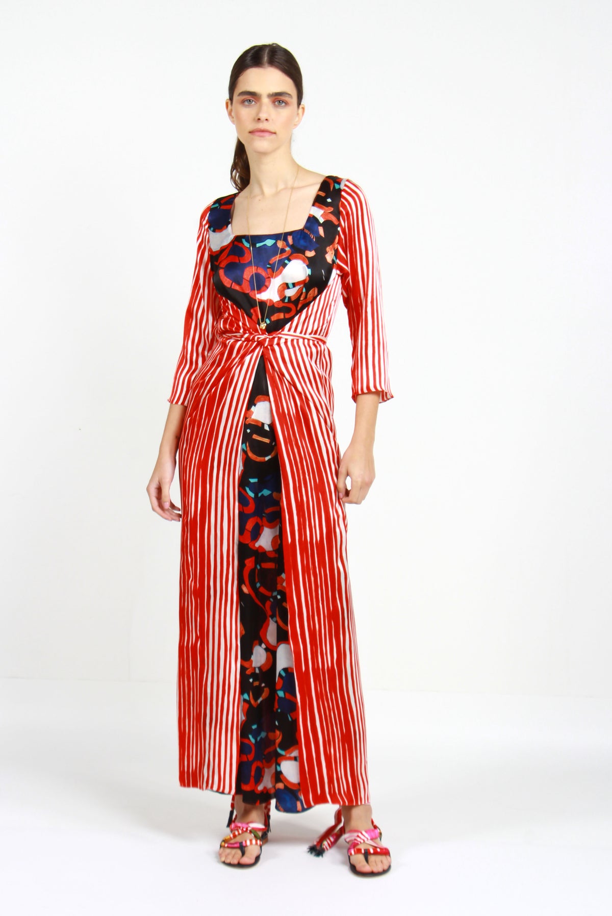 VESTIDO FLY COBRAS + STRIPES